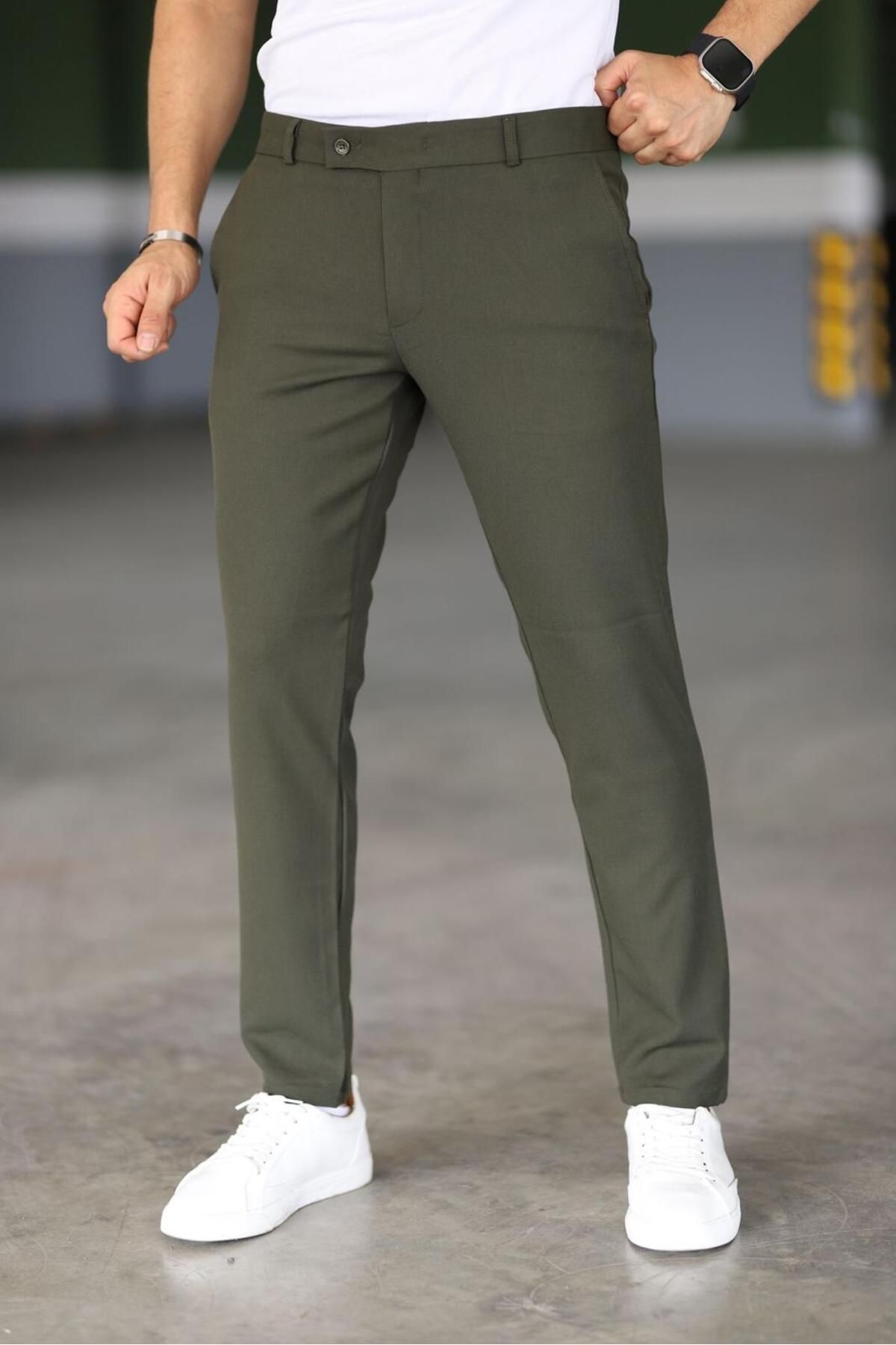 THE SERGIO TROUSERS - DARK GREEN