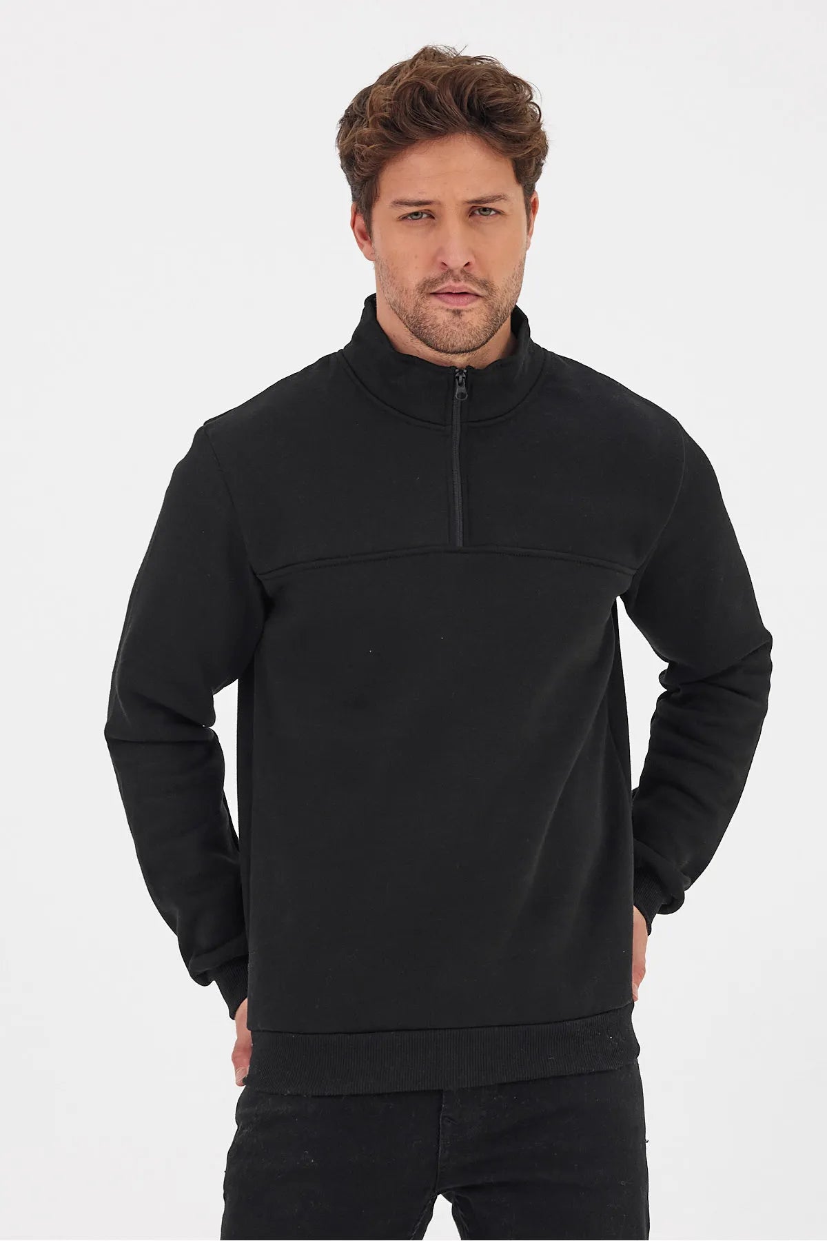 THE JACK HALF ZIP SWEATER