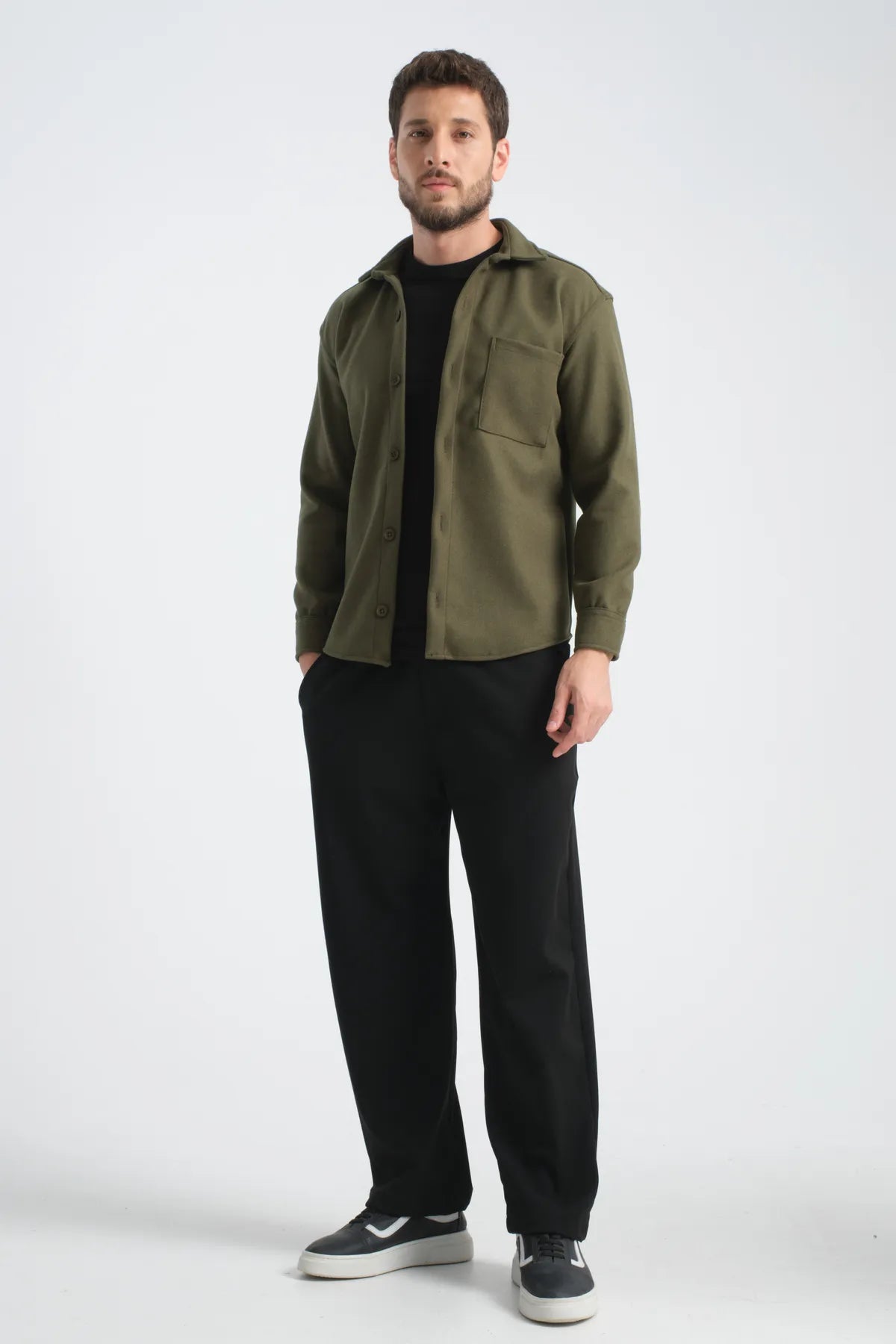 THE WINTER CACHET SHIRT - GREEN