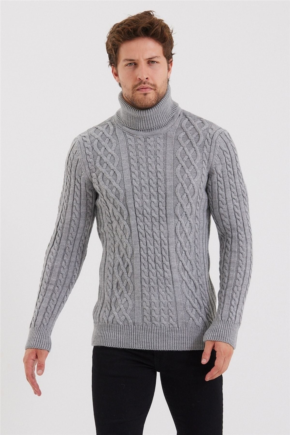 MAGLIONE LUUK - GRIGIO