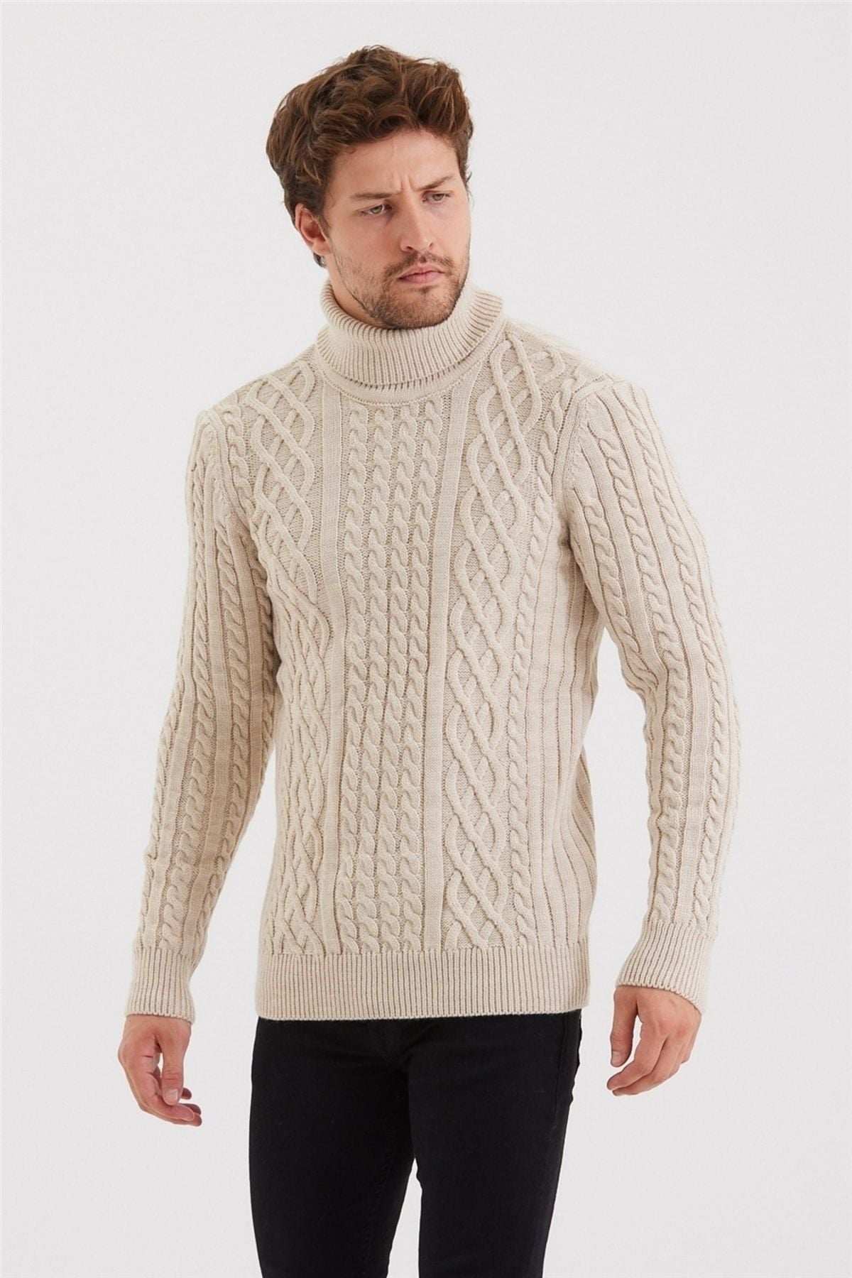 MAGLIONE LUUK - BEIGE