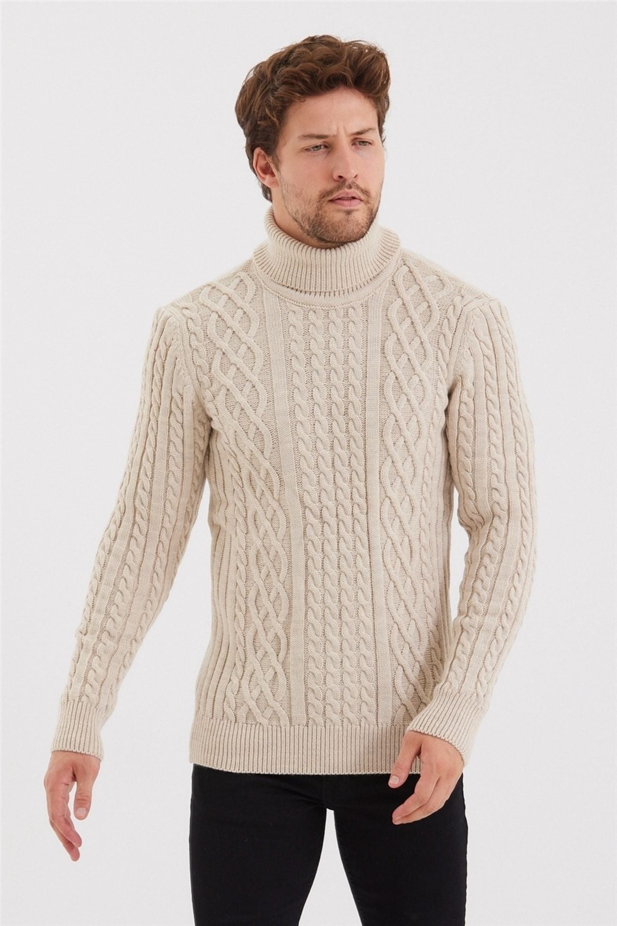 MAGLIONE LUUK - BEIGE