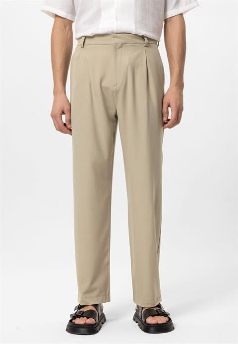 THE MARIUS TROUSERS- BEIGE