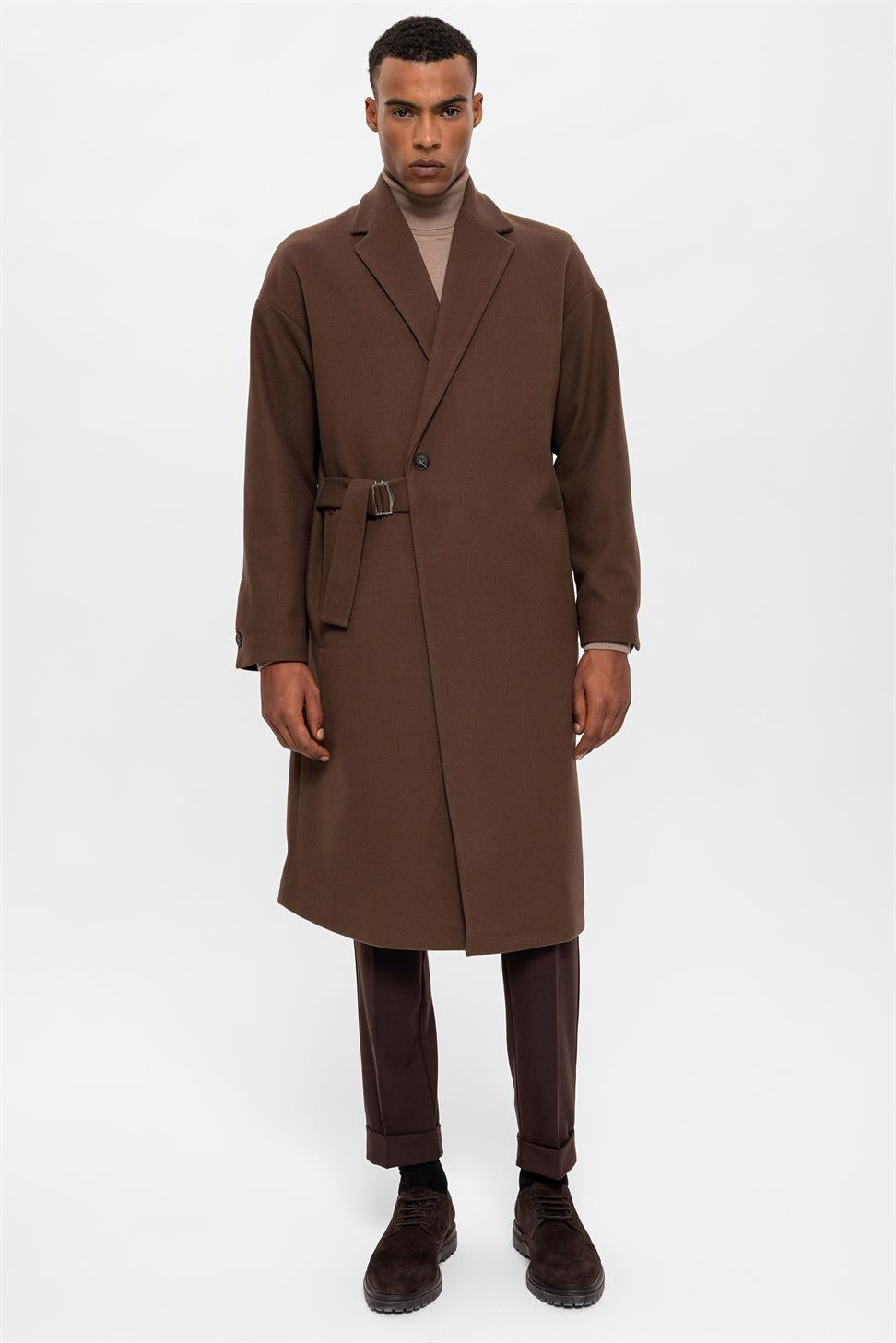 THE HARRY COAT - BROWN