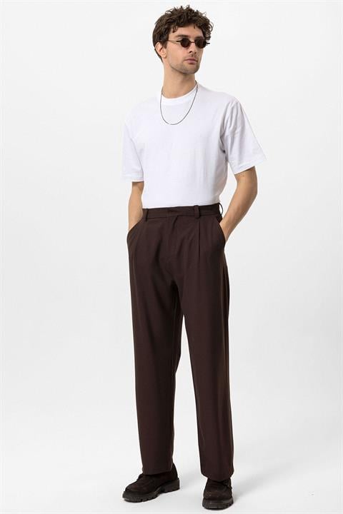 THE MARIUS TROUSERS- BROWN